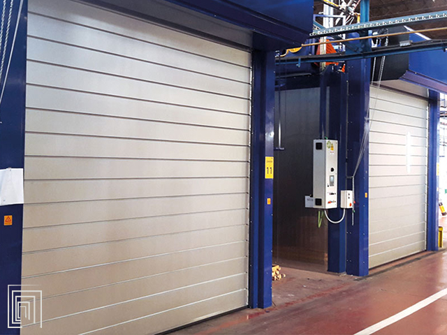 Porte avvolgibili coibentate spiral 80 special portoni industriali Porte per garage avvolgibili
