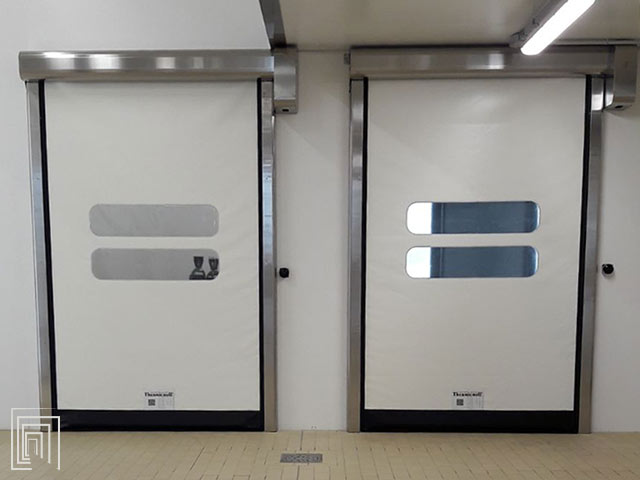 porte rapide autoriparanti in pvc porte rapide per l'industria