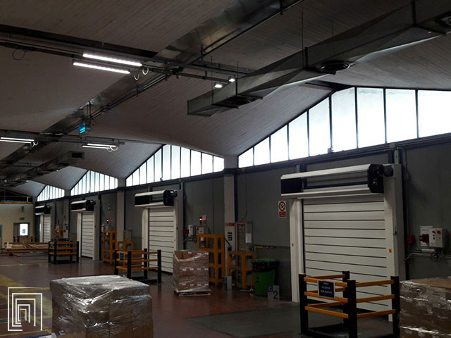 porte avvolgibili coibentate baie di carico portoni industriali avvolgibili